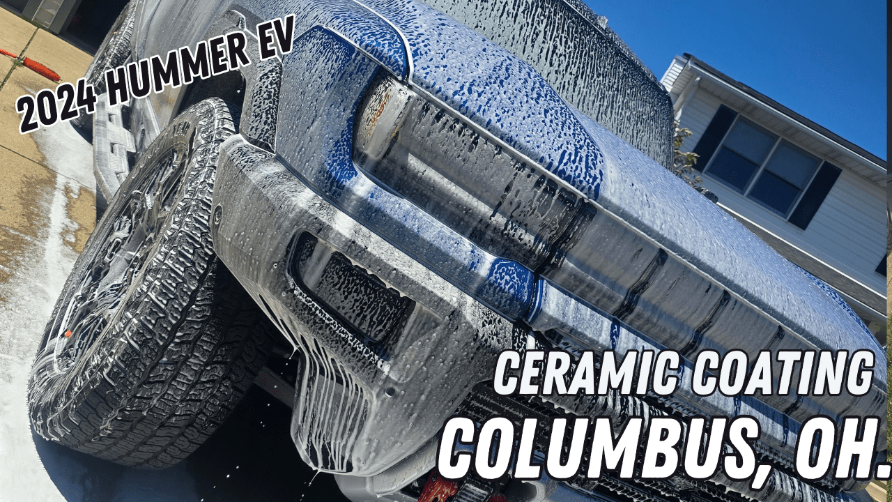 2024 hummer ev pickup ceramic coating columbus ohio