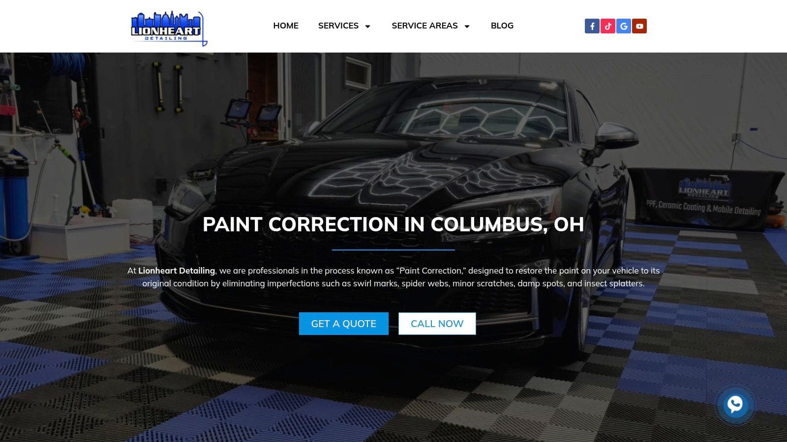 Screenshot from https://lionheartdetailing.com/paint-correction/