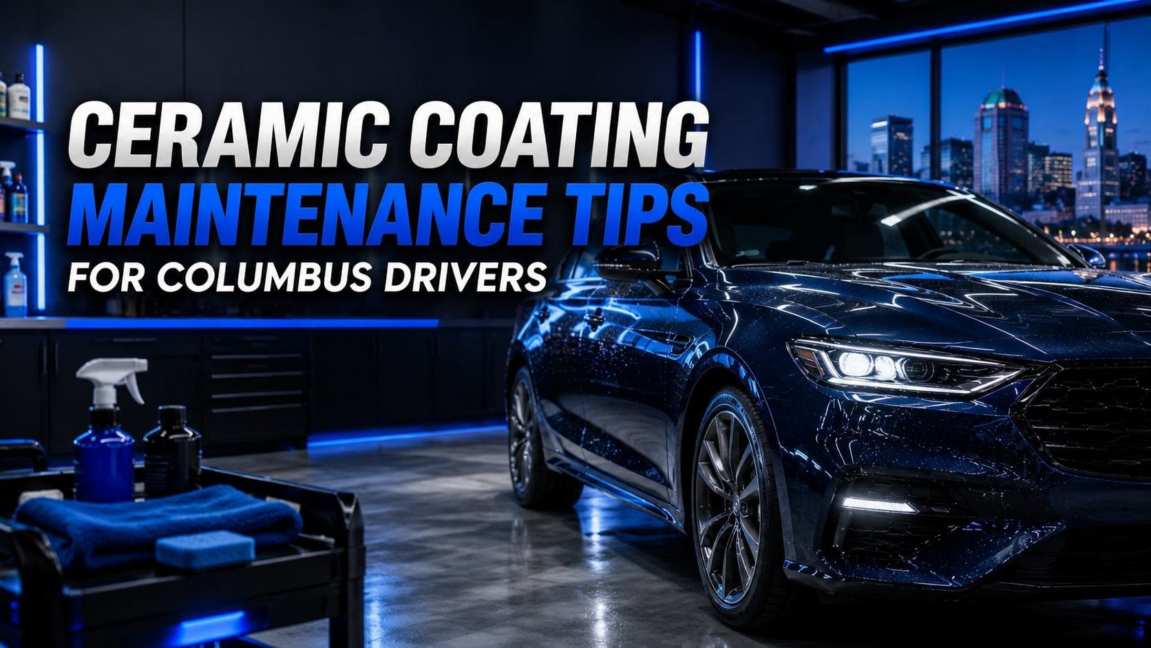 ceramic coating maintenance tips for columbus drivers car detailing