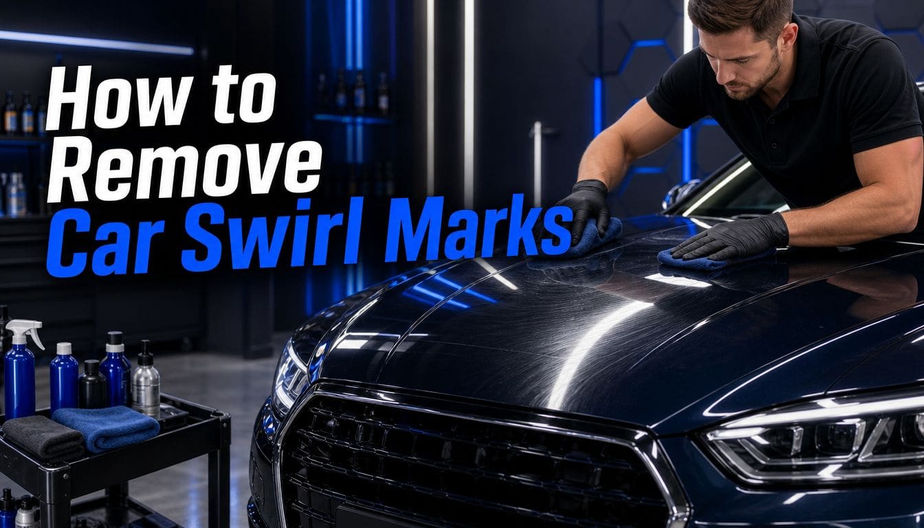 how to remove car swirl marks car polishing