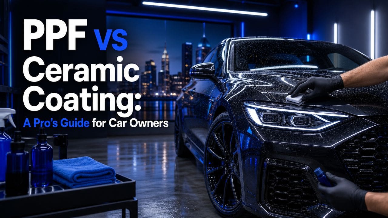 ppf vs ceramic coating car detailing