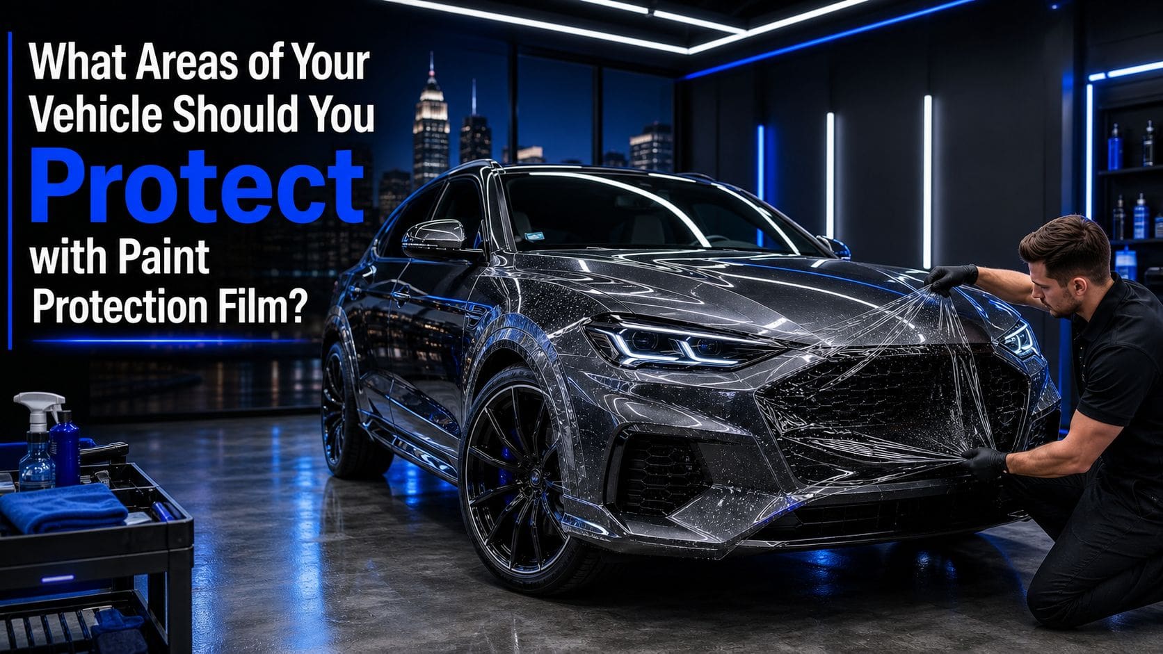 what areas of your vehicle should you protect with paint protection film car detailing