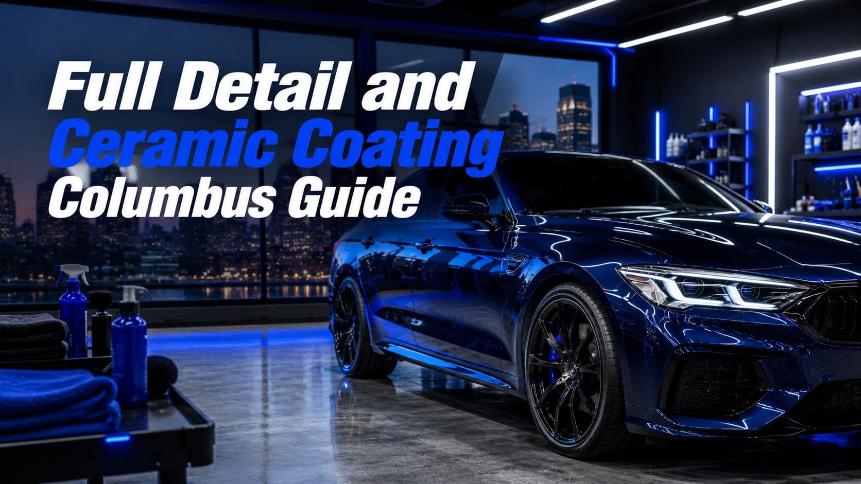 full detail and ceramic coating columbus car detailing