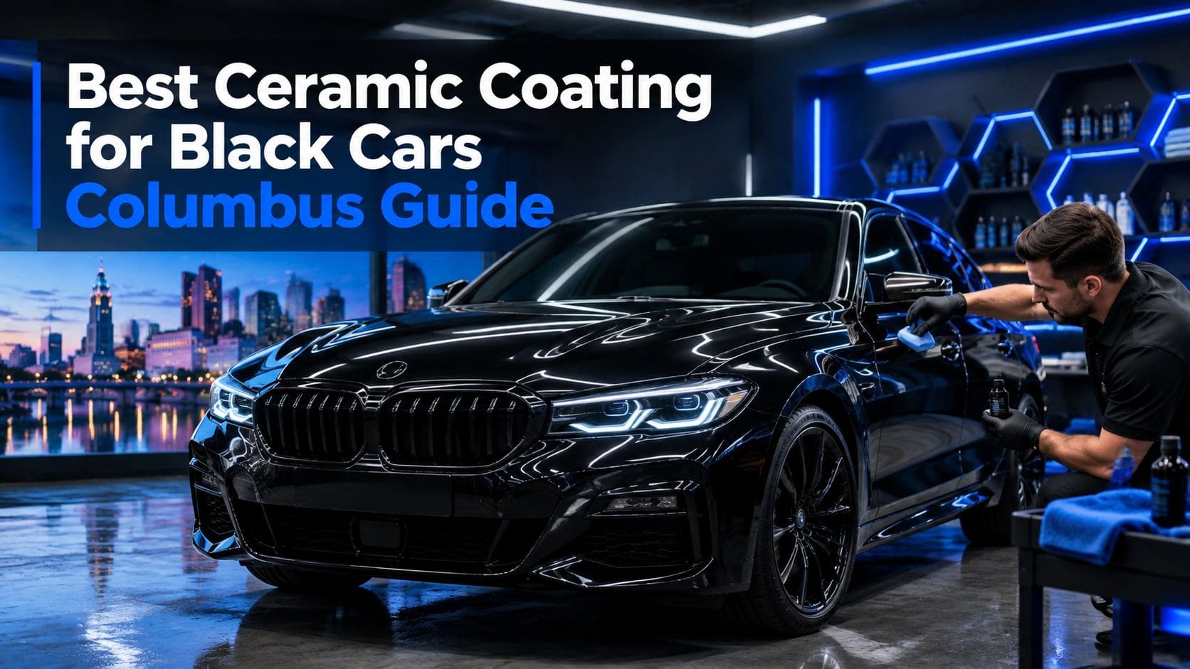 best ceramic coating for black cars columbus car detailing